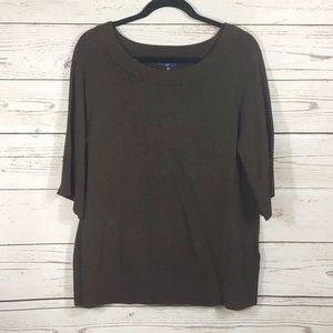 Gap Scoop Neck cotton/ Cashmere Sweater